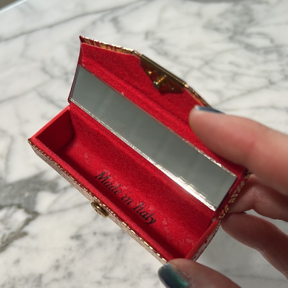 🔺SOLD🔺Vintage lipstick case Florentine style Italian made - Picture 7 of 11